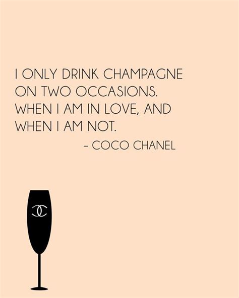 coco chanel champagne quote|free printable Coco Chanel quotes.